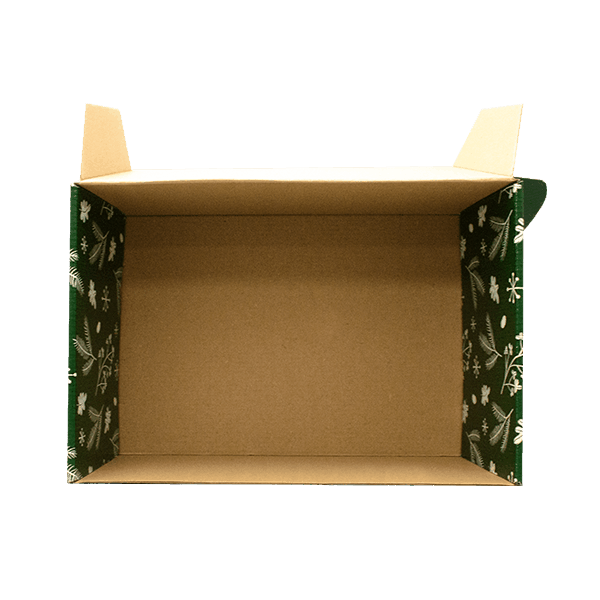 Świąteczne opakowanie prezentowe na yerba mate – zielone