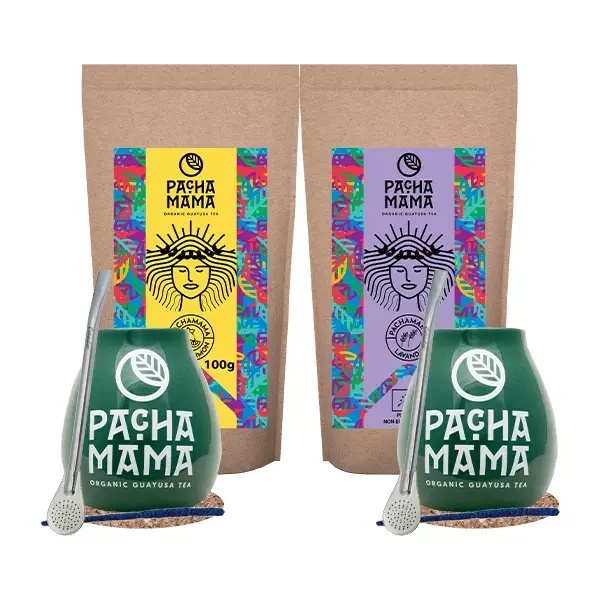 Zestaw dla Pary 2x Guayusa Pachamama 100g